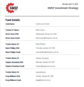 Example SMSF Investment Strategy